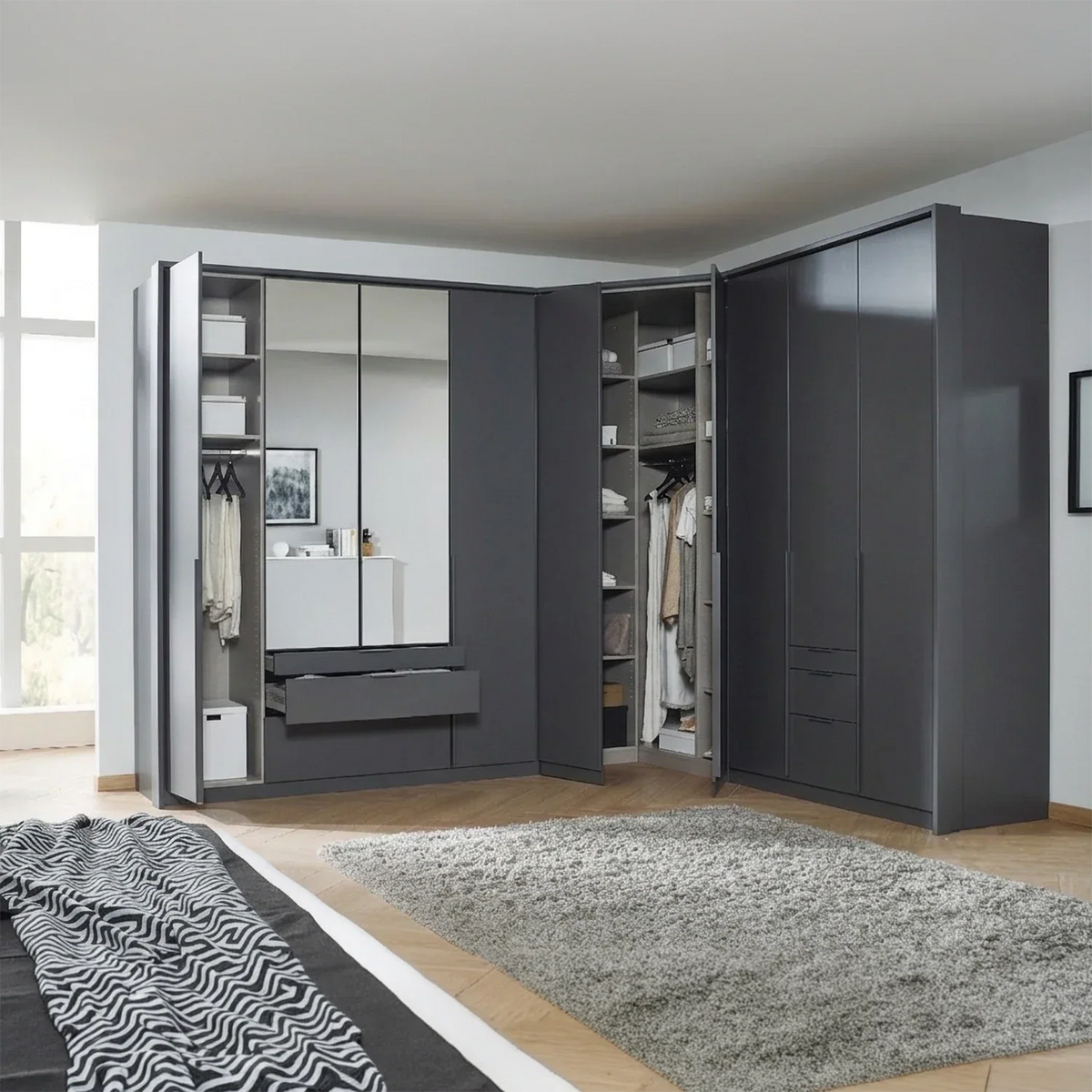 How to Style Your Master Bedroom With a Large Freestanding Wardrobe