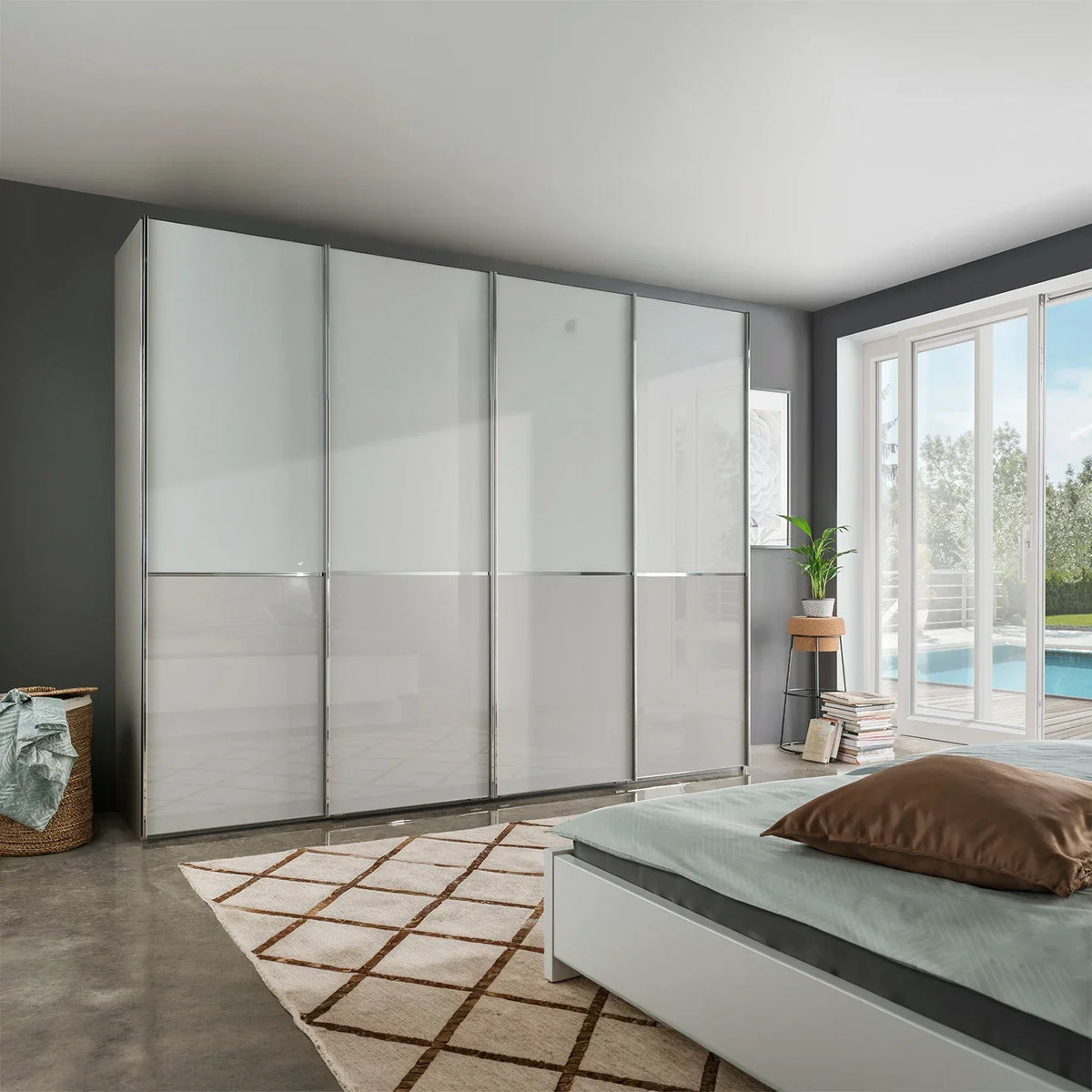 What Is a Glass Door Wardrobe? Types, Finishes and Room Ideas
