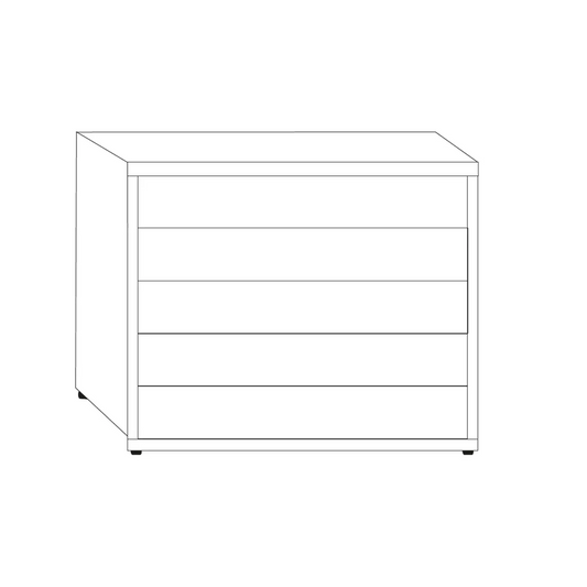 Wiemann Vilmar 5 Drawer Chest of Drawers - VIP - Pendle Village Furniture