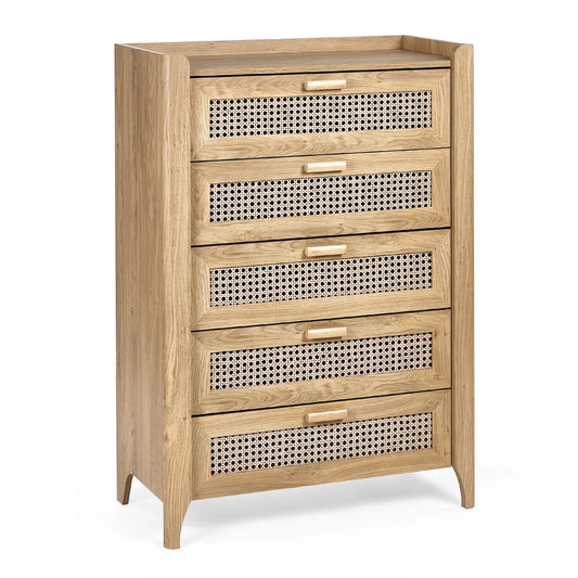 Sydney Oak 5 Drawer Chest