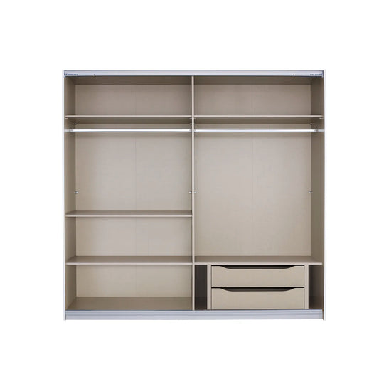 Interior 2 Drawer For Wardrobes - Orange - Style 3 - 9804 - Interior view