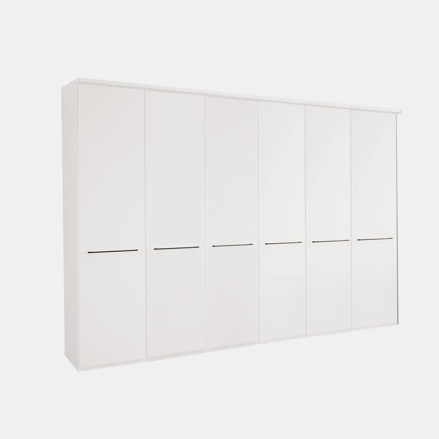 Kairns White 6 Door Hinged Wardrobe (W300cm)