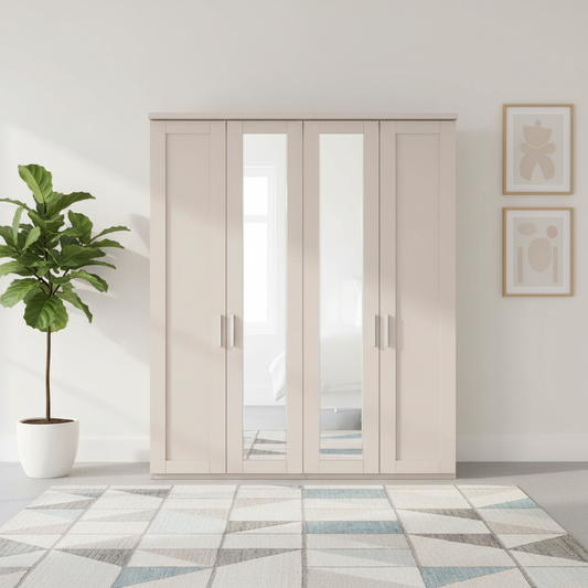 Kempton 4 Door Hinged Wardrobe - W200cm