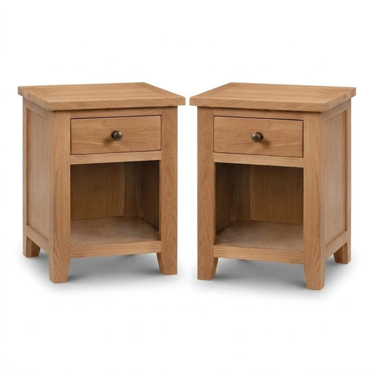Marlborough Pair of 1 Drawer Bedside