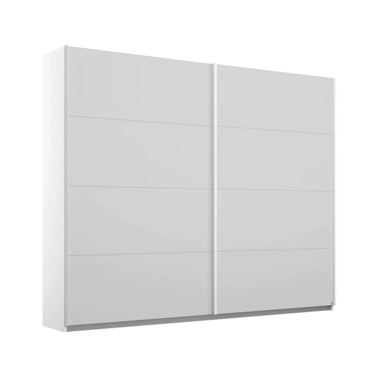 Rauch Maverick 2 Door Silk Grey Sliding Wardrobe - W226cm