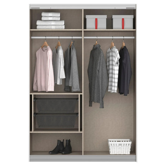 Mesh Basket Insert for Rauch Wardrobes - Styled in a Living Room