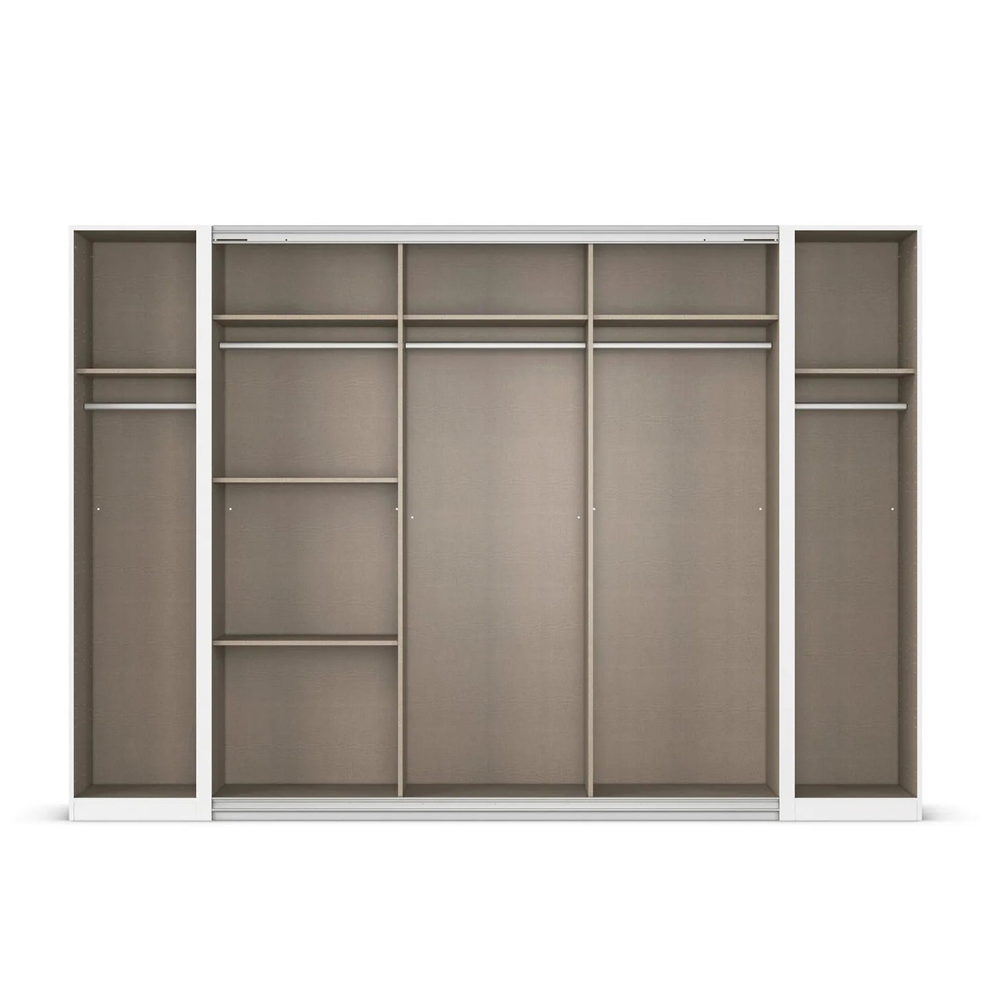 Rauch Agor Hinged and Sliding Door Wardrobe With Mirror W301cm -  Interior Details