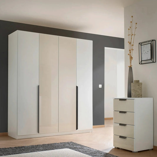 Artemis 4 Door Hinged Wardrobe - 181cm - Pendle Village Furniture