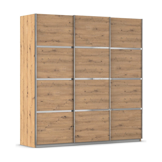 Aurich Artisan Oak Sliding Door Wardrobe - W203cm