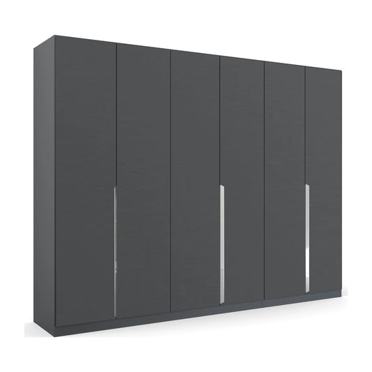 Rauch Glamour Metallic Grey 6 Door Wardrobe – 271cm