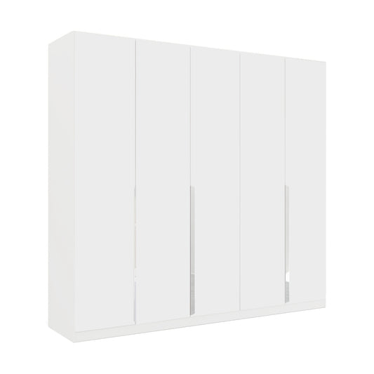 Rauch Glamour White 5 Door Wardrobe – 226cm
