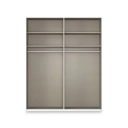Rauch Heaven 4 Door Hinged Wardrobe with Décor Doors - Internal Compartments