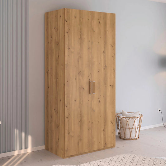 Rauch Eve Wild Oak 2 Door hinged Wardrobe in bedroom
