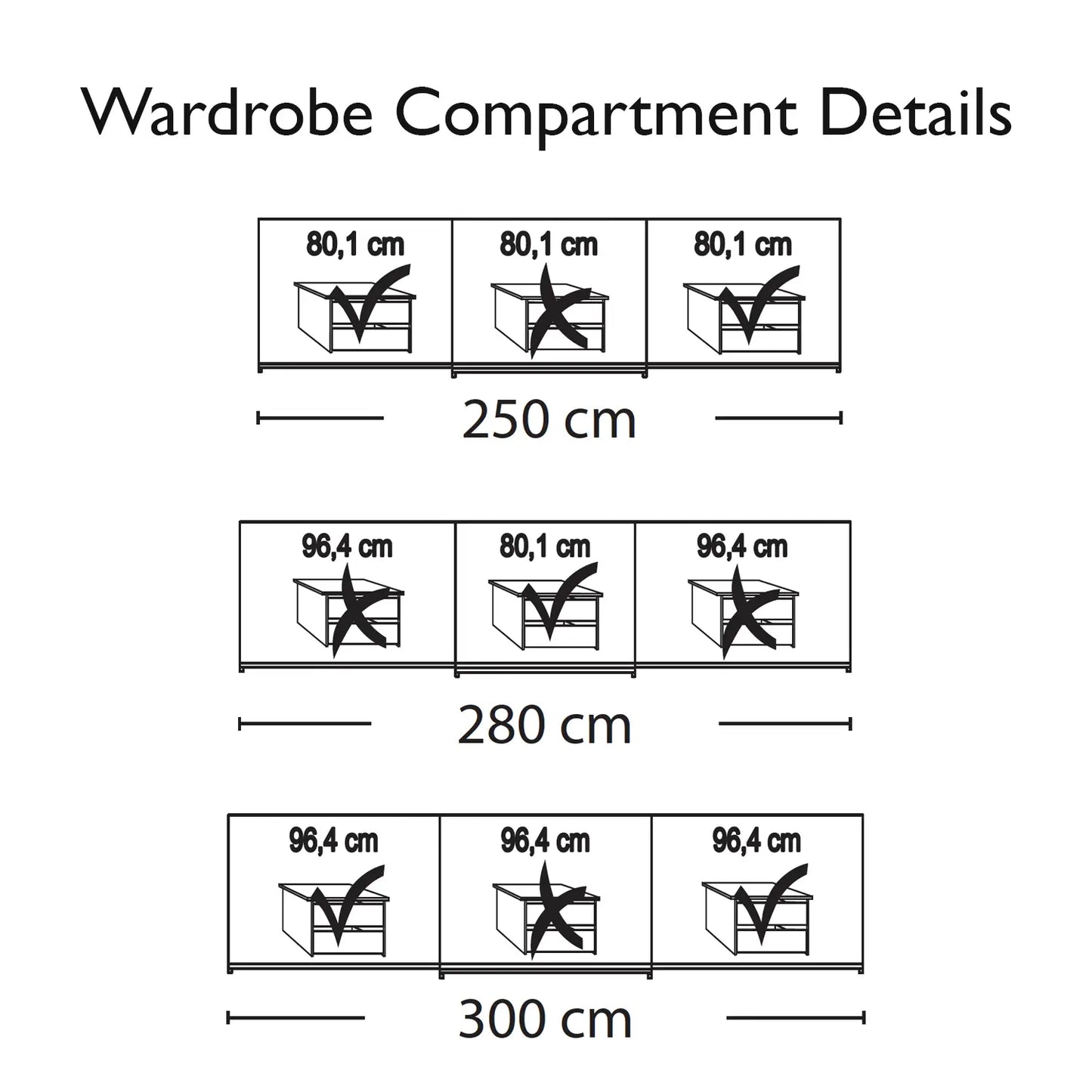 Wiemann Regen Bianco Oak 3 Door Sliding Wardrobe With Mirror