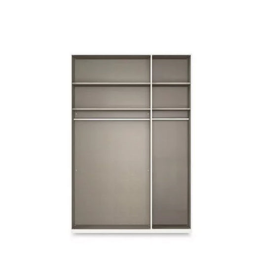 Rauch Heaven 3 Door Hinged Wardrobe with 2 Décor Doors and 1 Mirror Door - Internal Compartments