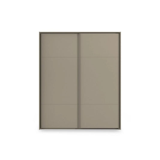 Rauch Haven 2 Door Slider Wardrobe with Décor Doors - Front view