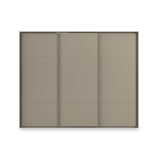 Rauch Haven 3 Door Slider Wardrobe with Décor Doors - Front view
