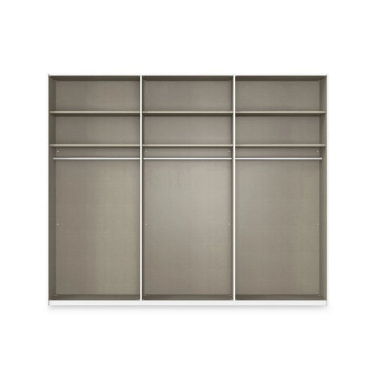 Rauch Haven 3 Door Slider Wardrobe with Glass Doors - Internal Compartment