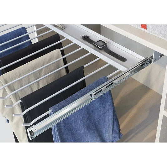 Shelf with Trouser Pull Out Orange Plus - Styled in a Living Room