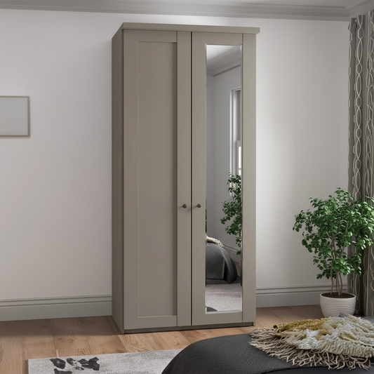 Marlo 2 Door Hinged Wardrobe 100cm