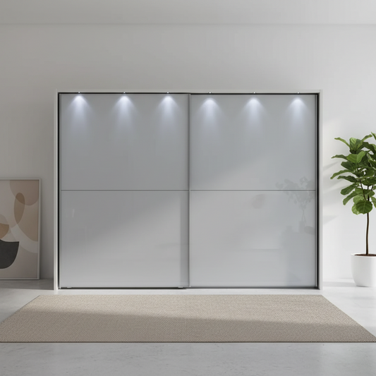 Wiemann Bristol White Sliding Door Wardrobe