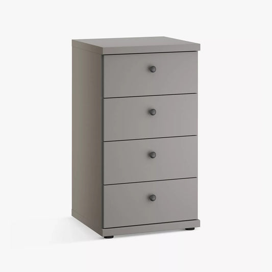 Wiemann Marlo 4 Drawer Narrow Chest with round knob handles