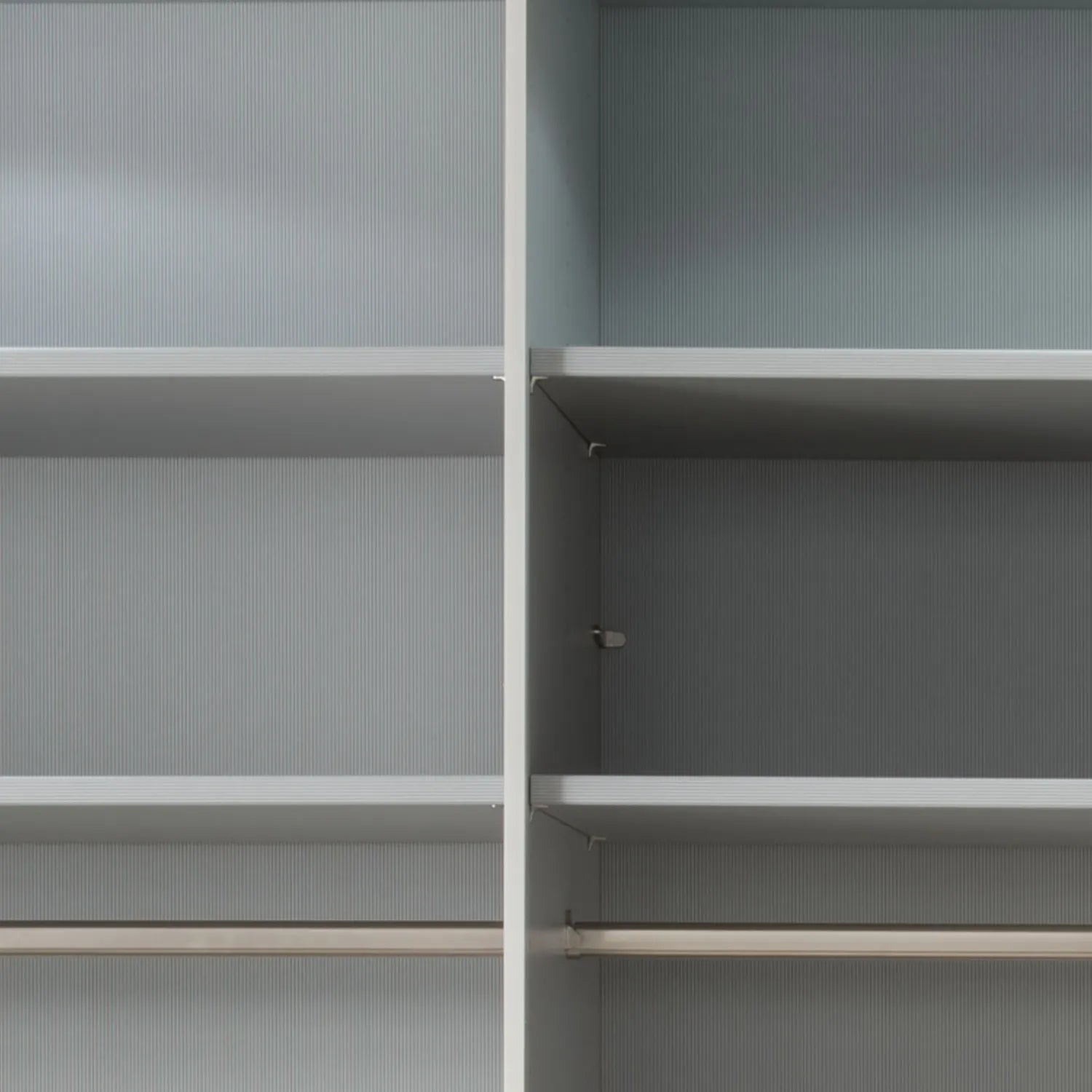 Interior Details of Wiemann VIP Wardrobe, storage shelves and Hanging rail
