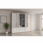 German-made Wiemann wardrobe with adjustable shelves and hanging rails