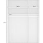 Kempton 3 Door Hinged Wardrobe 