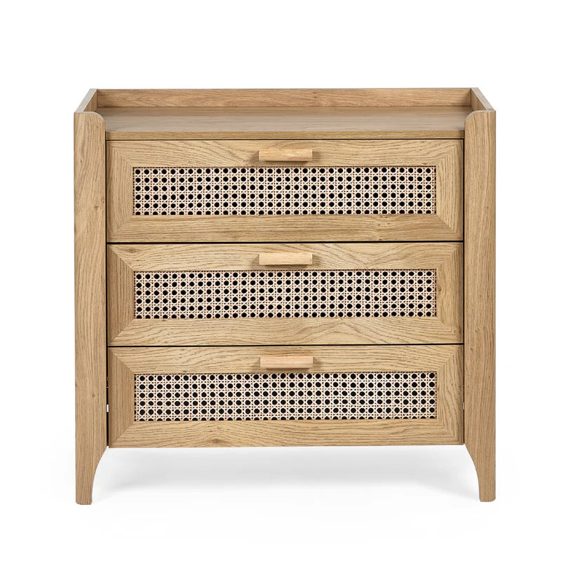 Sydney 3 Drawer Chest in Oak Colour