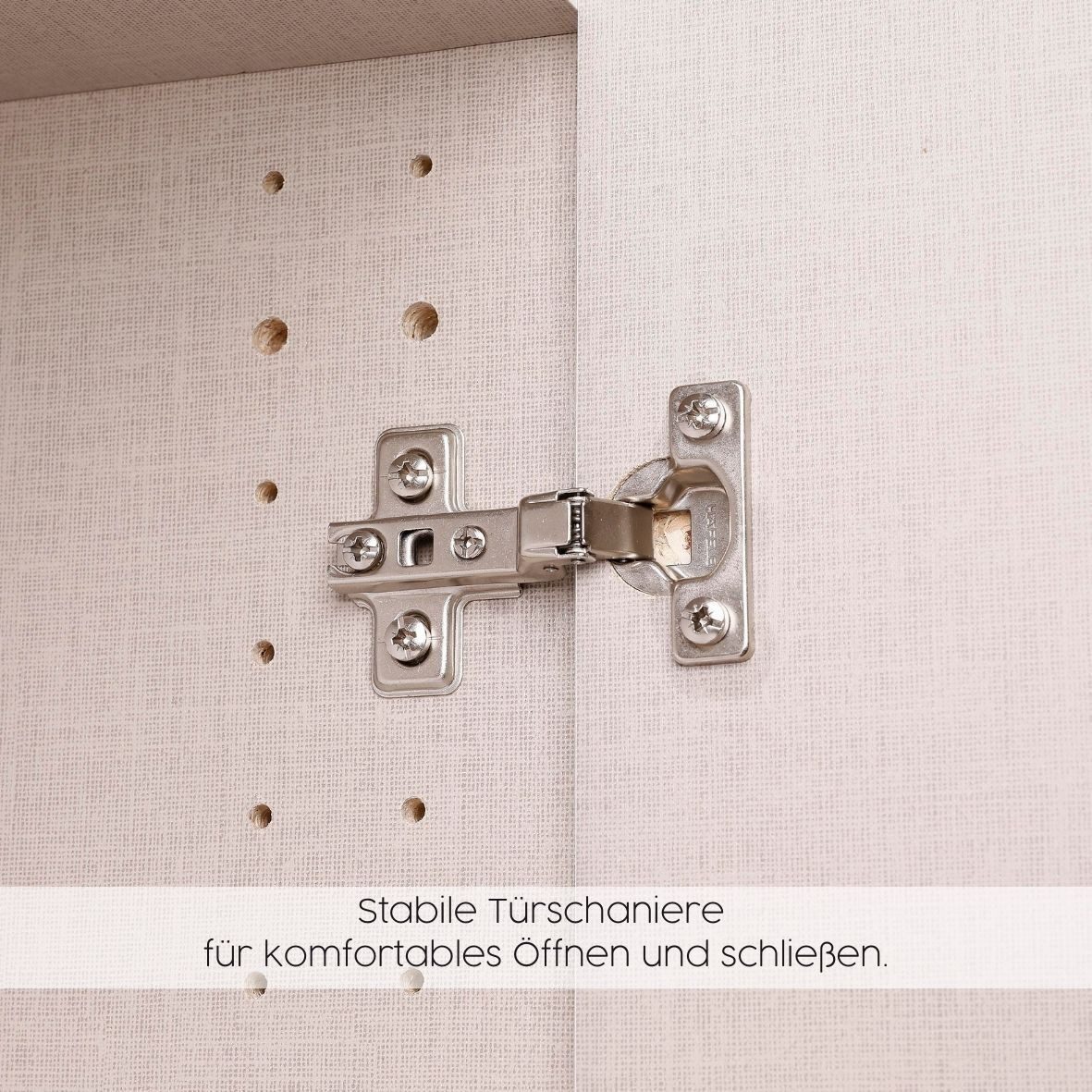 Kodi Champagne 5 Door Wardrobe with 6 Drawers – W226cm