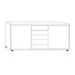 Wiemann Vilmar 5 Drawer, 2 Door Combi Dresser - VIP - Pendle Village Furniture