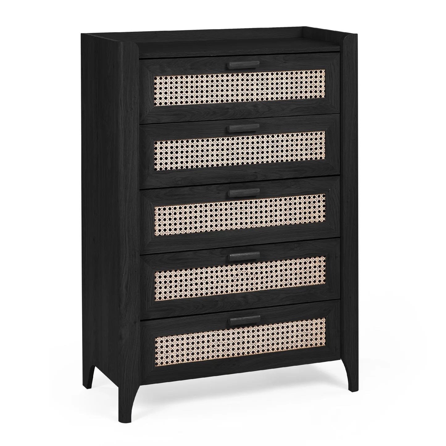 Sydney Black 5 Drawer Chest
