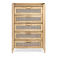 Sydney Oak 5 Drawer Chest - Front view