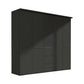 Kairns 200cm Graphite 4 Door Hinged Wardrobe with Drawers