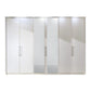 Wiemann Bristol White 4 Door Wardrobe With Mirror