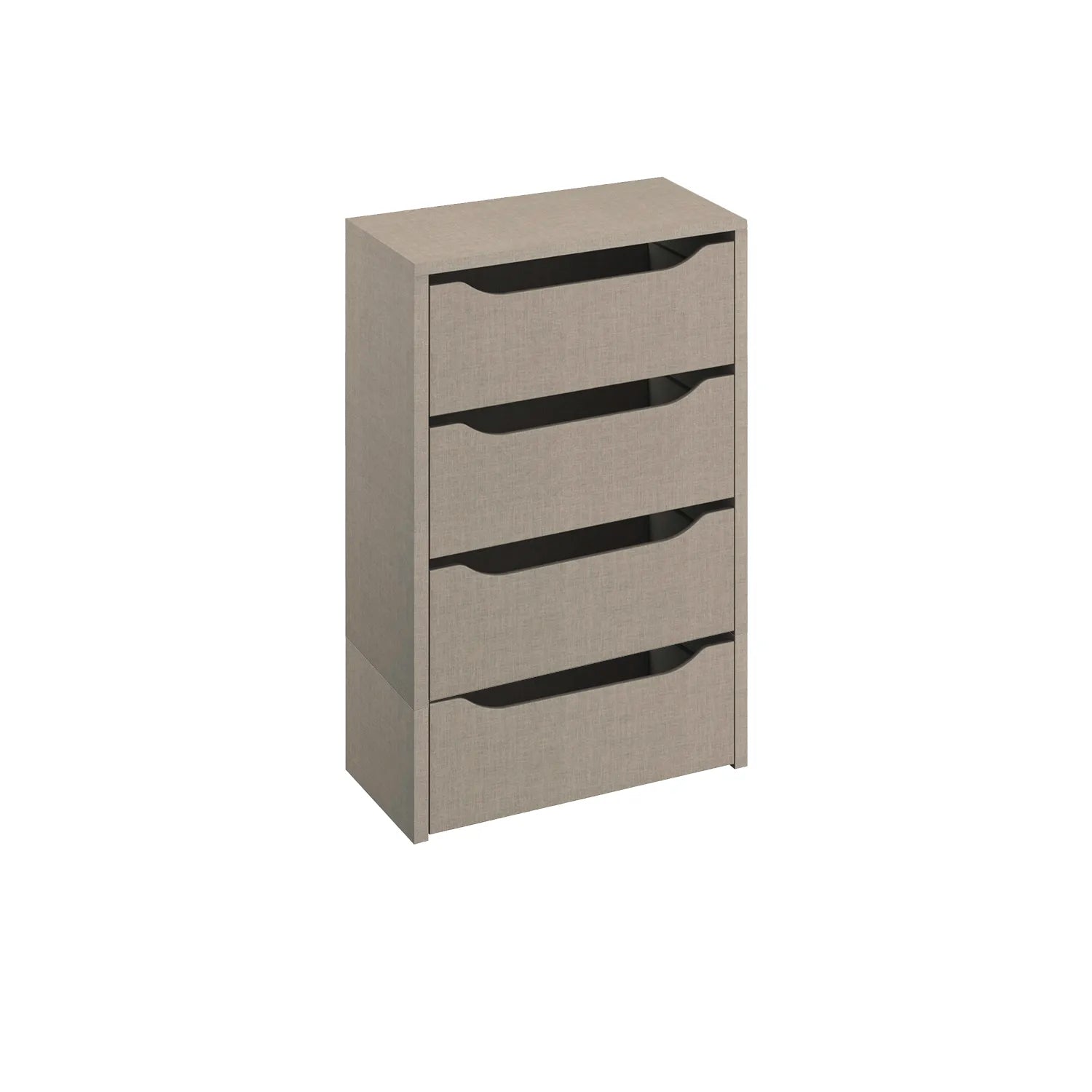 Interior 4 Drawer For Wardrobes - Orange - Style 1 - 9KA0