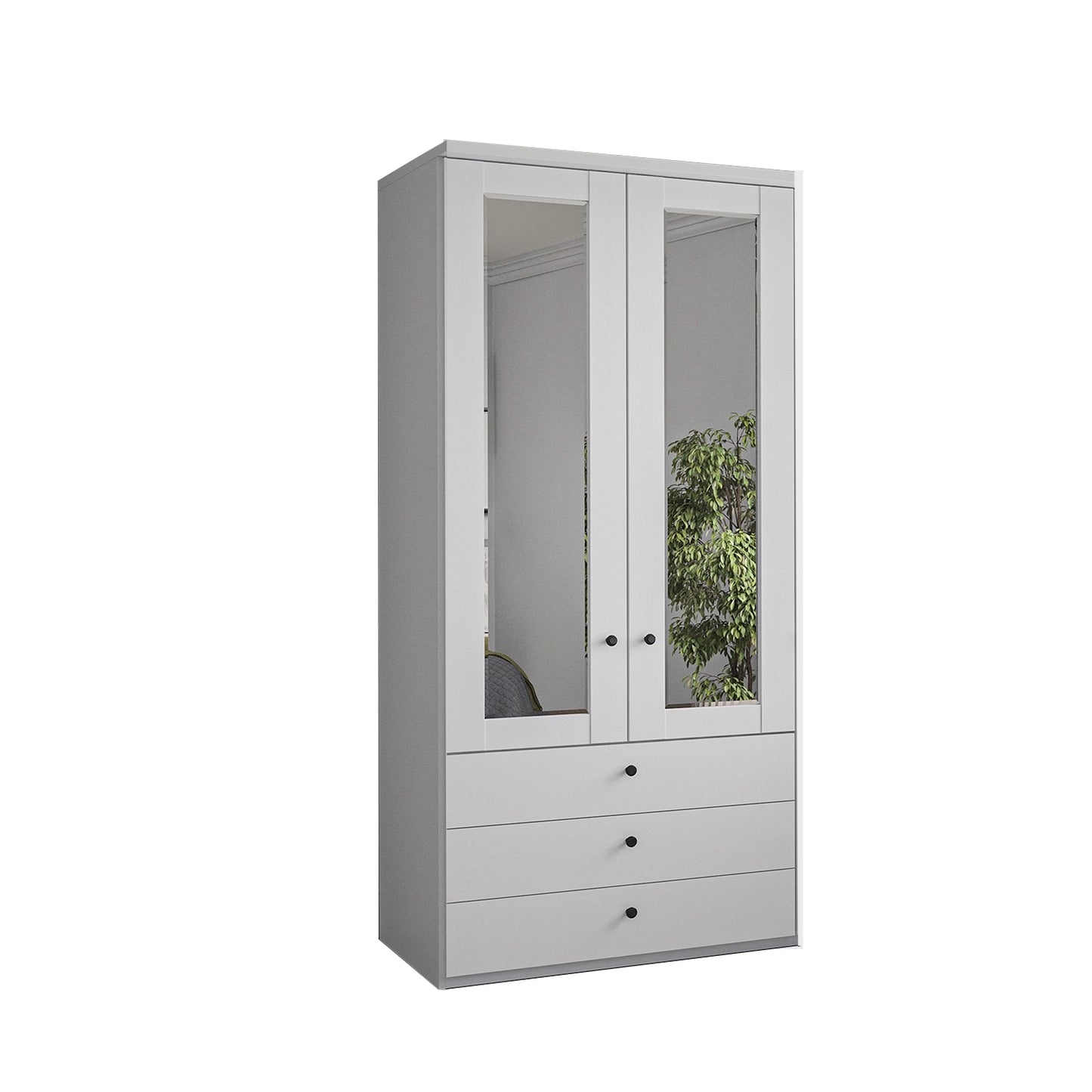 Wiemann Adelina 2 Door 3 Drawer Wardrobe - W100cm