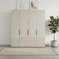 Amelia 200cm 4 Door Hinged Wardrobe with Glass Doors