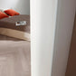 Arezzo Alpine White 3 Door Sliding Wardrobe With Integrated LED Lighting - Door Close Up