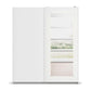 Arezzo 181cm White 2 Door Sliding Wardrobe With integrated LED Lighting
