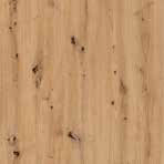 Rauch Mosbach Basalt Glass Sliding Door Wardrobe - W226cm - Artisan Oak Wood Closeup view