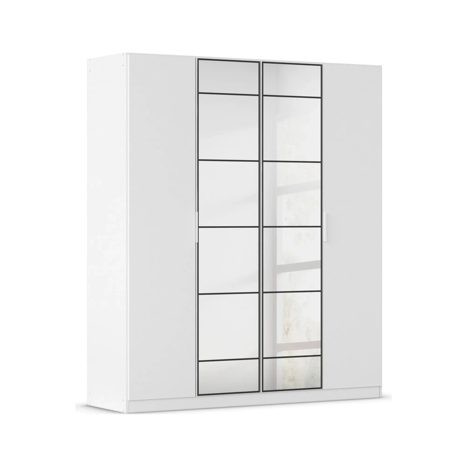 Ashworth 181cm 4 Door Hinged Wardrobe – White