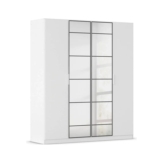 Ashworth 181cm 4 Door Hinged Wardrobe – White