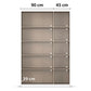 Ashworth Alpine White 3 Door Mirrored Hall Cupboard W136cm - Pendle Village Furniture