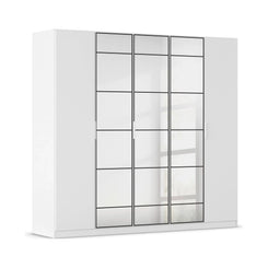 Ashworth Alpine White 226cm 5 Door Hinged Wardrobe