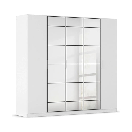 Ashworth Alpine White 226cm 5 Door Hinged Wardrobe
