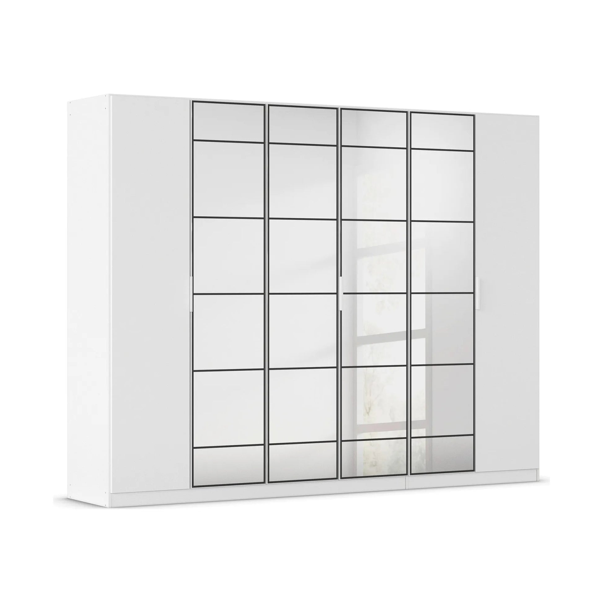 Ashworth Alpine White 6 Door Hinged Wardrobe - W271cm 