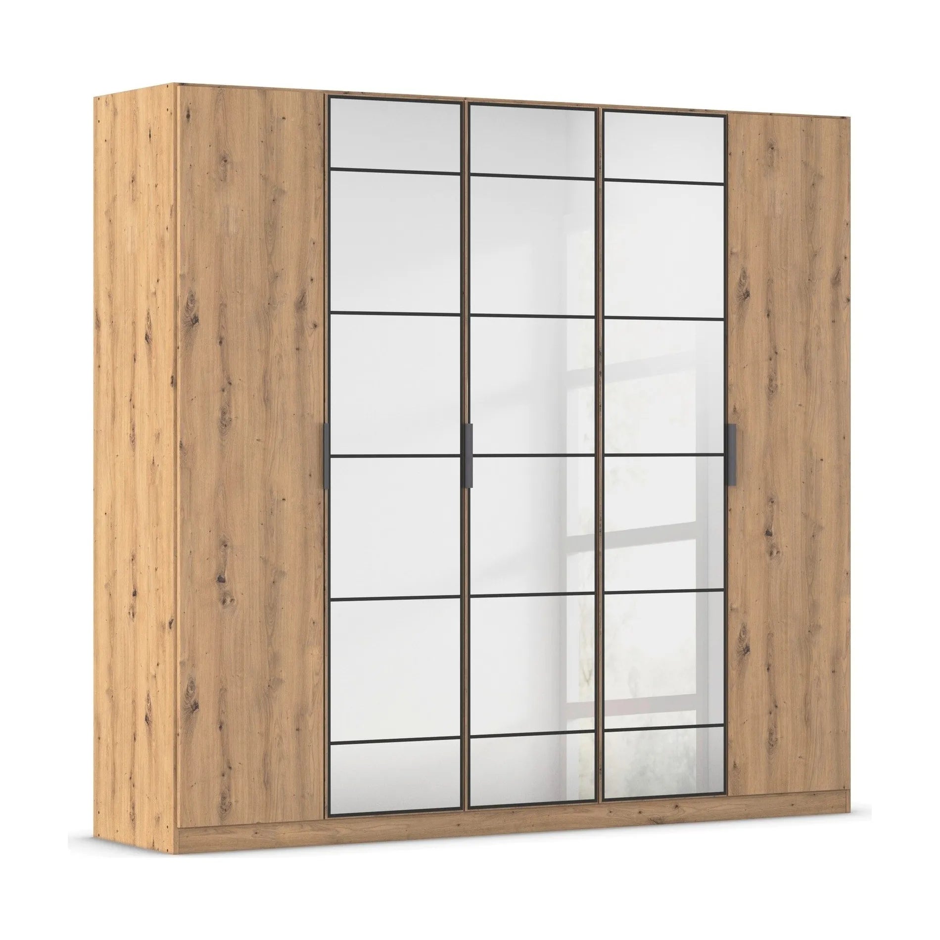 Ashworth Artisan Oak 226cm 5 Door Hinged Wardrobe