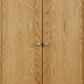 Close up door Handles of Atlantic Natural Lacquer 2 Door Wardrobe with Drawer